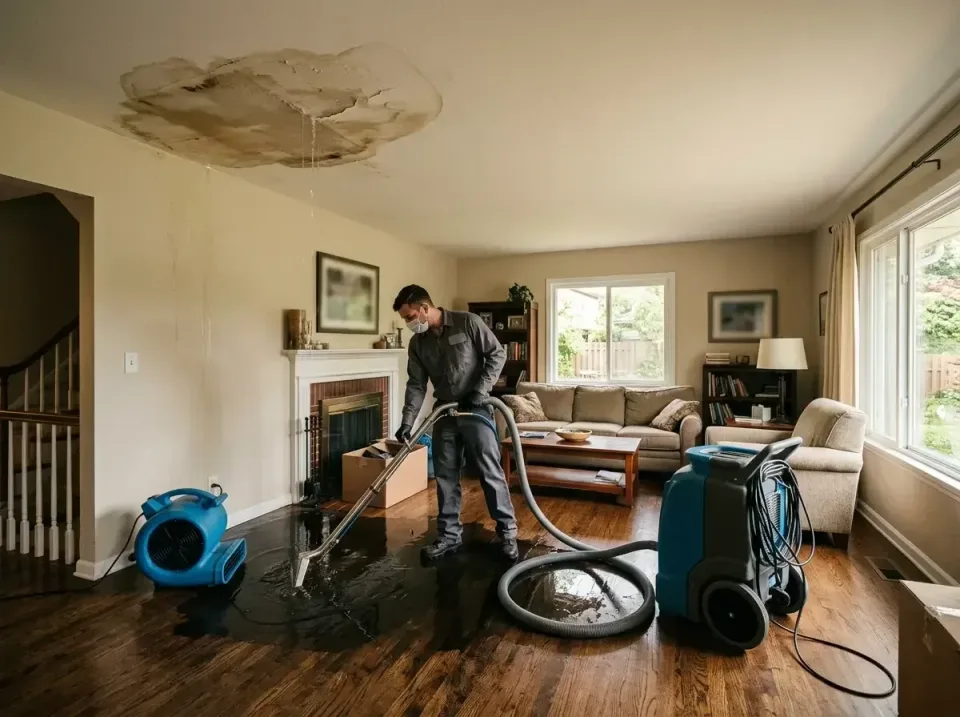 attic-pipe-burst-ceiling-drip-008 — frequently asked questions, Water Damage Restoration & Carpet Care in Clinton, MI